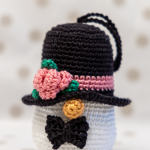 Groom Gnome with rose in his hat